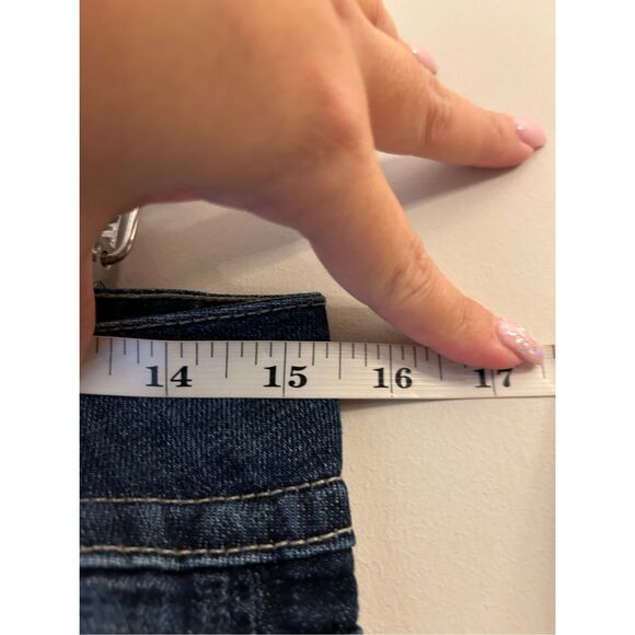 Y2K Hudson Signature Flap pockets low-rise Boot cut jeans size 28 petite length! - Picture 7 of 11